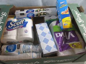 lot 217 image: (D-4) Bathroom Tissue - Face Tissue...