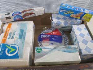 lot 218 image: (D-4) Bathroom Tissue - Face Tissue...
