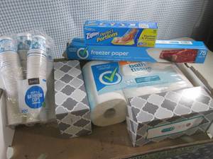 lot 219 image: (D-4) Bathroom Tissue - Face Tissue...