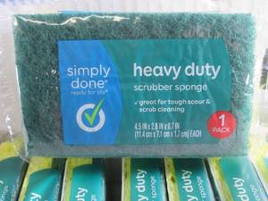 lot 221 image: (CS) 42 Heavy Duty Scrubber Sponges...
