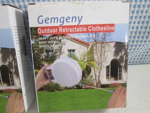 lot 287 image: (CSB) 4 Outdoor Retractable Clothes...