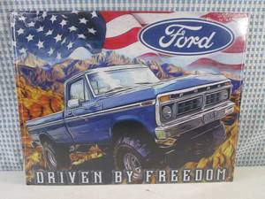 lot 299 image: (EC1) Ford Driven By Freedom Tin Si...