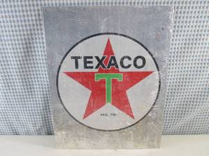 lot 301 image: (EC1) Texaco Tin Sign 12 12 x 16...