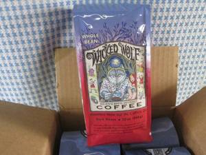 lot 320 image: (C-1) Box of 6 Bags Whole Bean Wick...