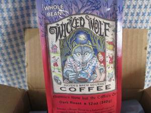 lot 321 image: (C-1) Box of 6 Bags Whole Bean Wick...