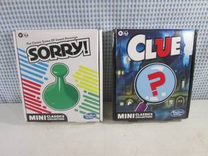 lot 352 image: (CSB) Sorry and Clue Mini Classics ...
