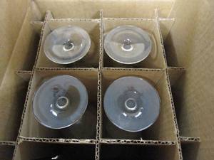 Amazon Basics All-Purpose Wine Glasses, 19-Ounce, Set of 4 (OPEN BOX)