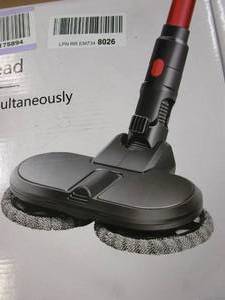 DrRobor Electric Mop Head Attachment for Dyson V15 V11 V10 V8 V7 Vacuum Cleaner with Removable Water Tank, 12 Washable Mop Pads (OPEN BOX)