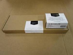 AmazonBasics Wired Keyboard & Wired Mouse in Black (OPEN BOXES)