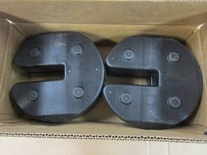 30 lbs. Black US Weight Canopy Weight Plates (Set of 4) (OPEN BOX)