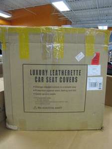 Leatherette Car Seat Covers in Tan (UNKNOWN MODEL)
