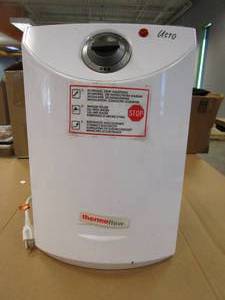 Thermoflow 2.6 Gallons 120 Volt Corded Electric Mini Tank Water Heater, Eliminate Time for Hot Water, Point of Use Water Heater,Plug in (USED, OPEN BOX)