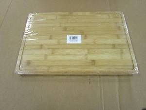 Stonehaven 18 in x 12 in Rectangle Bamboo Cutting Board