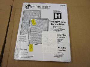 Germ Guardian FLT9200 True HEPA Genuine Air Purifier Replacement Filter H, and Carbon Combo Pack, for GermGuardian AC9200