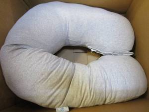 Pharmedoc Pregnancy Pillow in Gray (OUT OF PACKAGING)