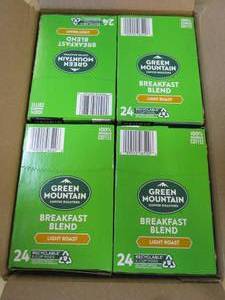 96 ct. Green Mountain Breakfast Blend Light Roast K-Cups