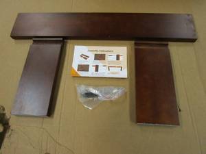 Over the Stove Shelf for Spices  Stove Shelf for Back of Stove (5.5 Inch Depth, Dark Walnut)