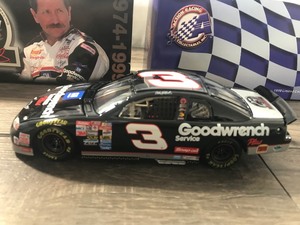 lot 10 image: 1999 NASCAR Action Racing Dale Earnhardt #3  25th Anniversary 124 scale die cast stock car