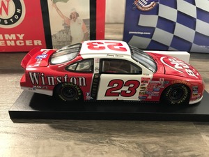 lot 27 image: 1999 NASCAR Action Jimmy Spencer #23 Team Winston  No Bull 124 scale die cast stock car