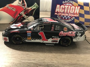 lot 30 image: 1998 NASCAR Racing Action Platinum Series Dale Earnhardt Jr. #1  Coca Cola Polar Bear 124 scale die cast stock car