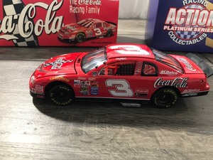 lot 31 image: 1998 NASCAR Racing Action Platinum Series Dale Earnhardt #3  Coca Cola 124 scale die cast stock car