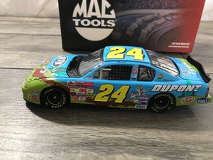 lot 68 image: 2002 NASCAR MAC Tools Jeff Gordon #24 DuPont  Looney Tunes Rematch 124 scale die cast stock car