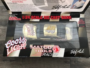 lot 73 image: 1998 Racing Champions MATCO TOOLS 124 Coors Light Sterling Marlin #40 Gold Chrome Car