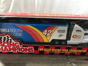 lot 87 image: 1998 NASCAR Racing Champions Team BellSouth #42 164 scale die cast transporter