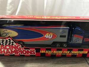lot 89 image: 1998 NASCAR Racing Champions Team Sabco #40 164 scale die cast transporter