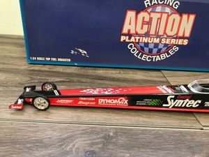 lot 113 image: Racing Action Platinum Series Pat Austin #8  Red Wing Shoes 124 scale die cast top fuel dragster NHRA