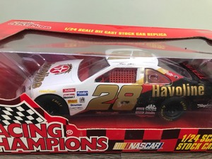lot 127 image: 1997 NASCAR Racing Champions Ernie Irvan #28  Havoline 124 scale die cast stock car