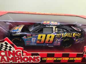 lot 140 image: 1998 NASCAR Racing Champions Rich Bickle #98  Thorn Apple Valley 124 scale die cast stock car