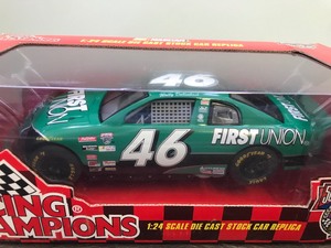 lot 147 image: 1998 NASCAR Racing Champions Wally Dallenback #46  First Union 124 scale die cast stock car
