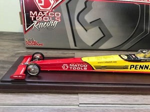 lot 155 image: 1999 NHRA MATCO Tools Racing Eddie & Ercie Hill  Penzoil 124 scale die cast top fuel dragster