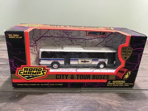 lot 175 image: 1996 Road Champs CTA City and Tour bus die cast