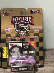 lot 195 image: 5 - 1998 Racing Champions NASCAR Legends Commemorative Series 164 scale die cast stock cars still in packages