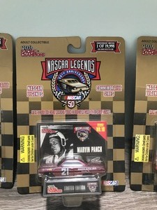 lot 196 image: 5 - 1998 Racing Champions NASCAR Legends Commemorative Series 164 scale die cast stock cars still in packages