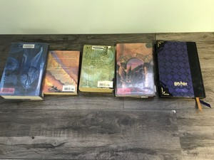 lot 224 image: 4 Harry Potter books and 1 journal
