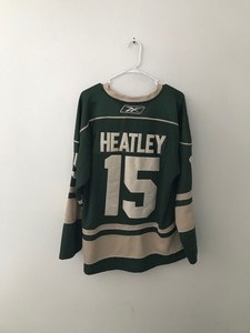 lot 257 image: Reebok CCM NHL Minnesota Wild  Heatley #15 jersey size 48