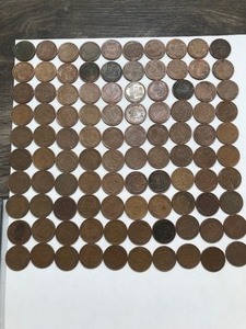 lot 263 image: 100 wheat Pennies