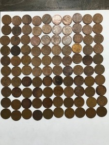 lot 265 image: 100 Wheat Pennies