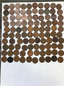 lot 267 image: 100 Wheat Pennies