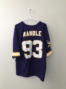 lot 307 image: NFL John Randle #93 Vikings Jersey