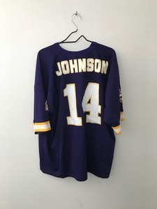 lot 309 image: NFL Brad Johnson #14 Minnesota Vikings Football Jersey