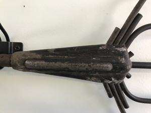 lot 313 image: Vintage 5 tine fishing spear