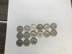 lot 352 image: 15 - S Jefferson Nickels