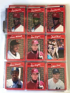 lot 394 image: Binder sleeves full of baseball cards