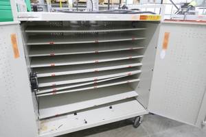 Nice rolling cabinet with electrical