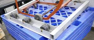 Vestil 6 wheel rolling frame for equipment or parts