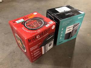 Mix lot of Ice Maker and Multi Cooker, Customer returns review all pictures